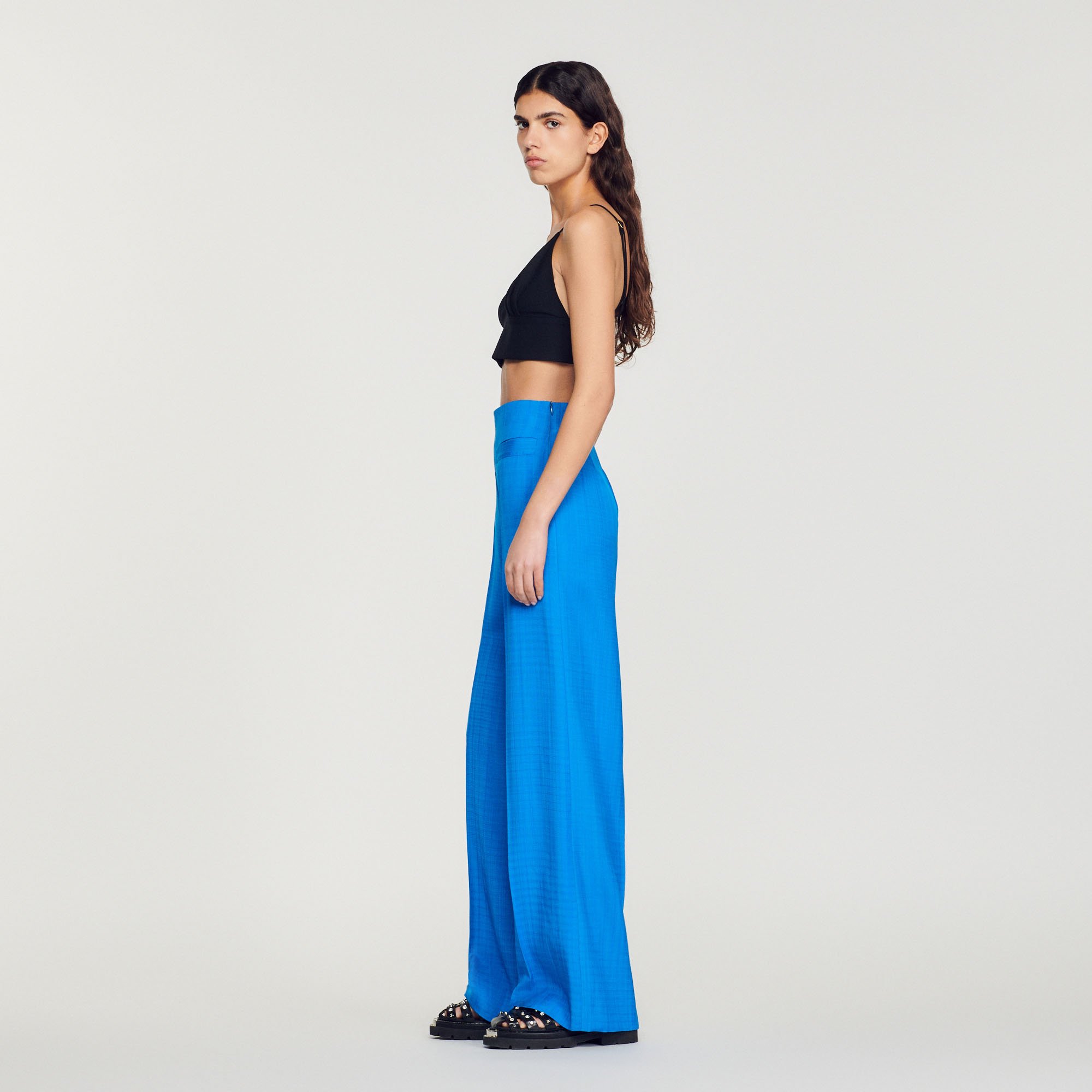 Pantalon taille haute