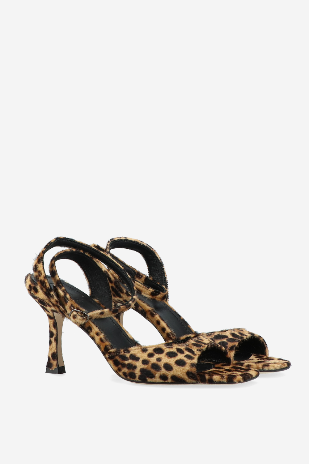 Dial Drunk pony hair heeled sandals