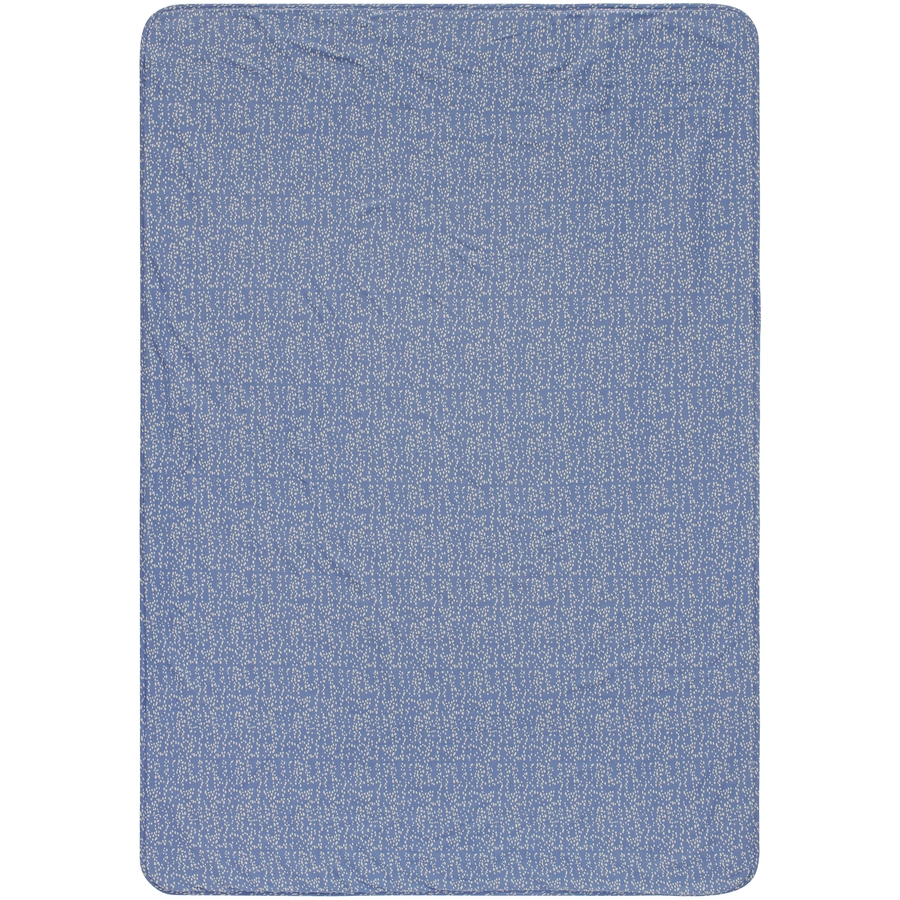 Noppies Laken für das Bettchen Teddy Fancy Dot cot blanket Colony Blue