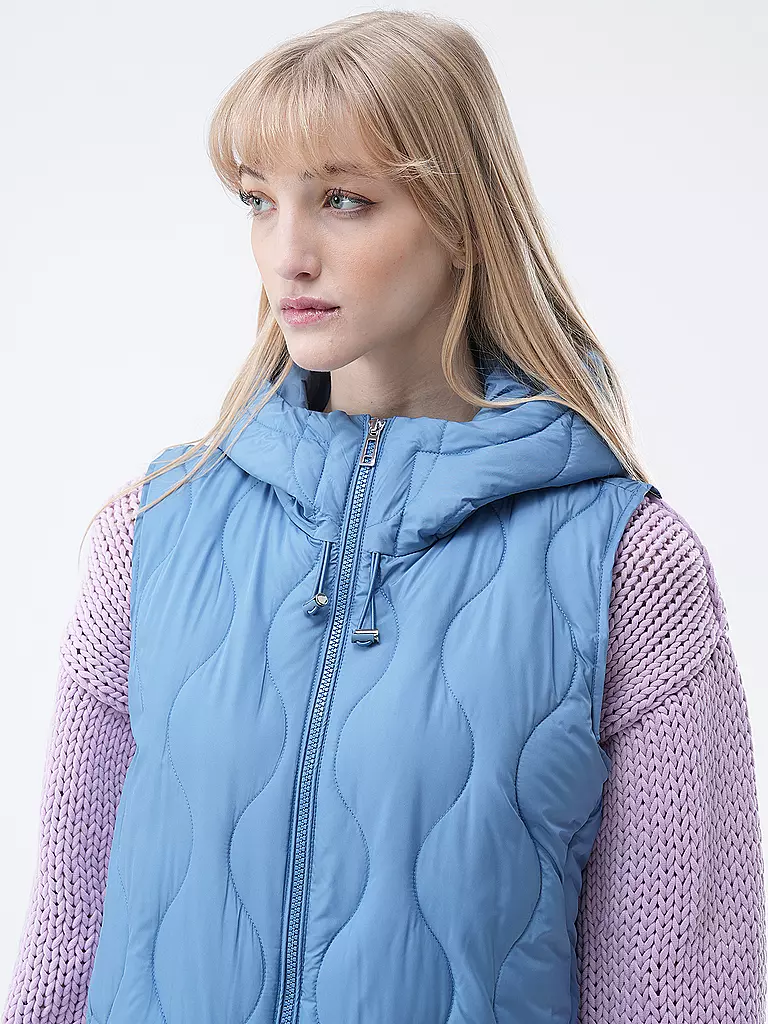 TOM TAILOR Steppgilet blau