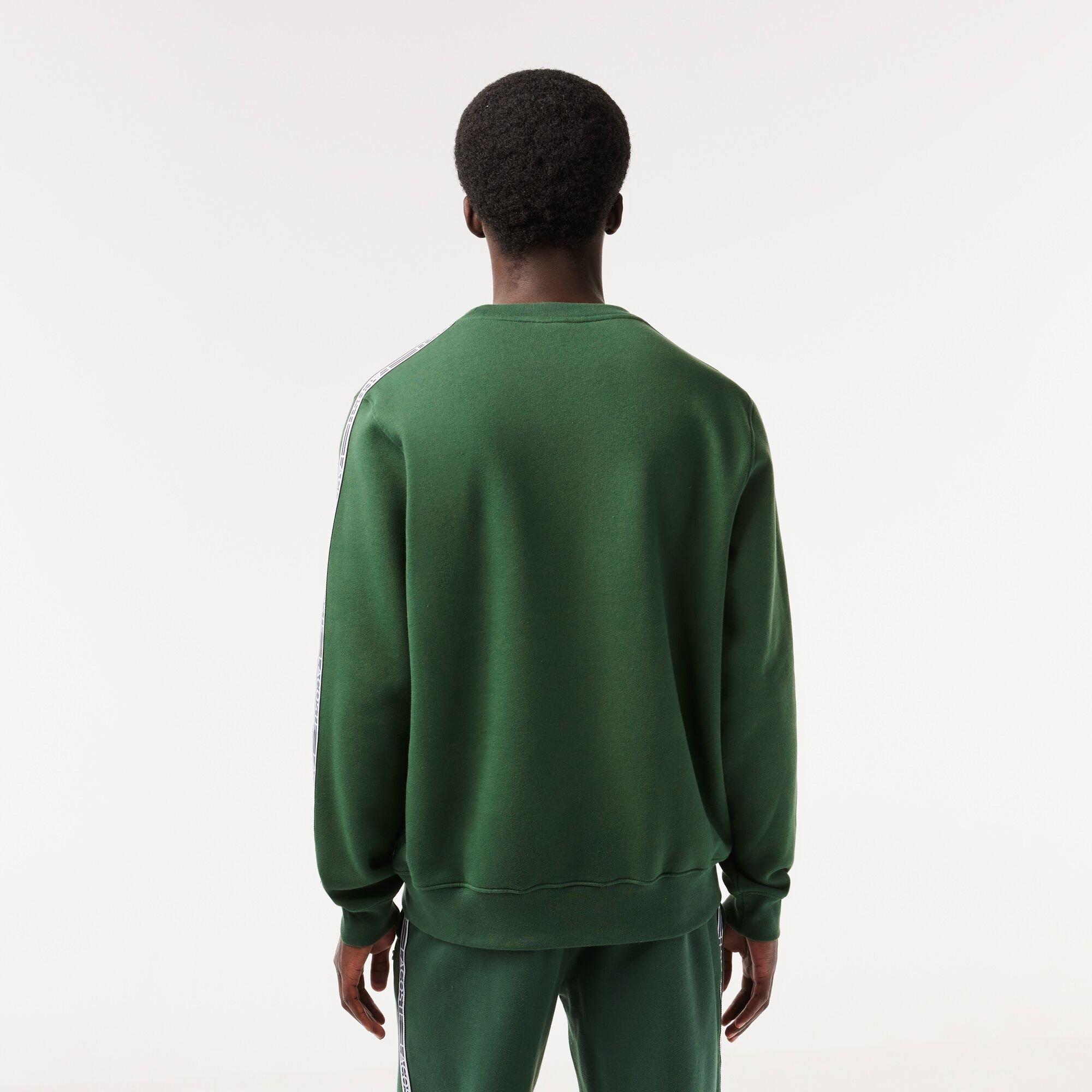 Lacoste Logo Stripe Sweatshirt