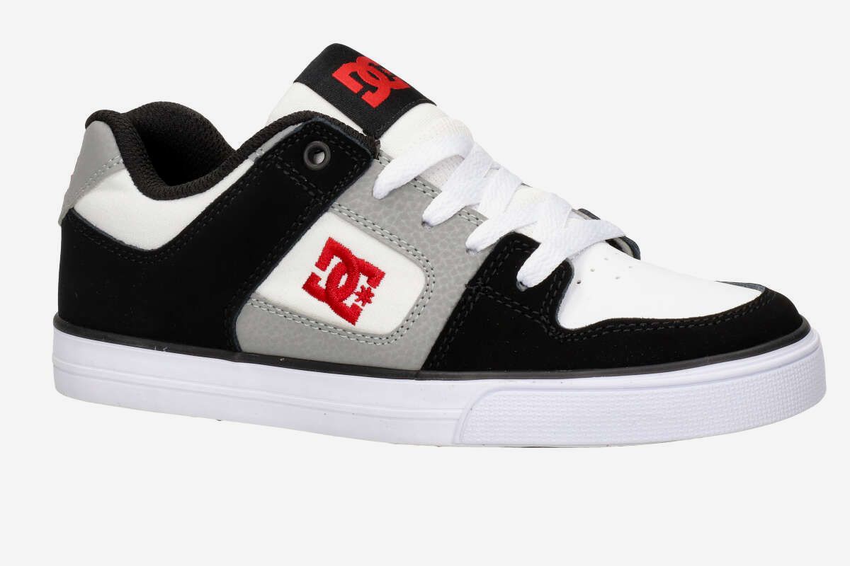 DC Pure Schuh kids (white black red)
