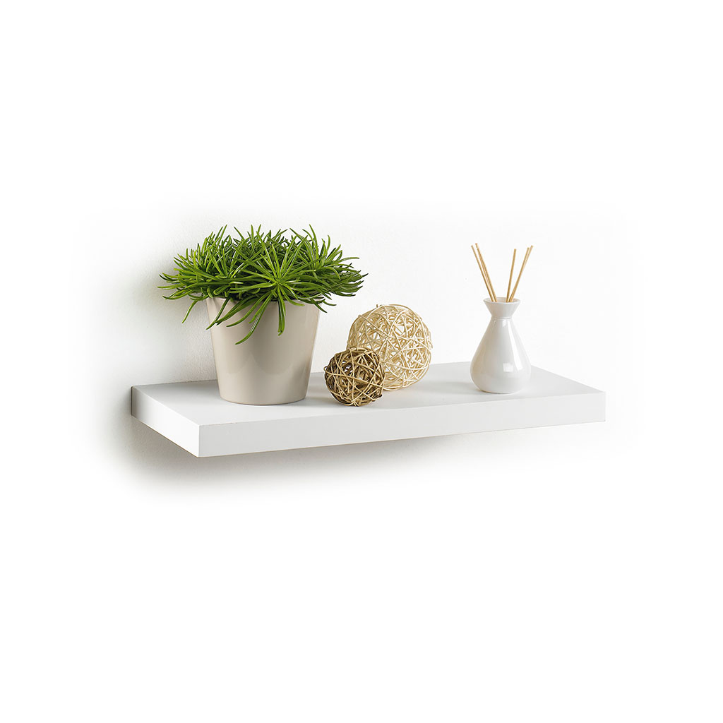 Étagère flottante blanche 50x22.8cm