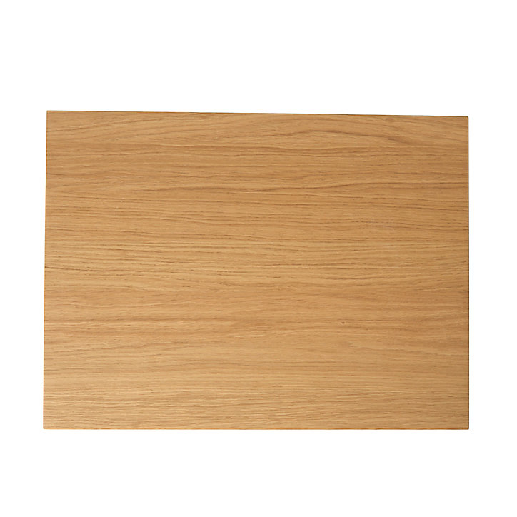 Plan de toilette GoodHome Avela placage chêne 60 cm