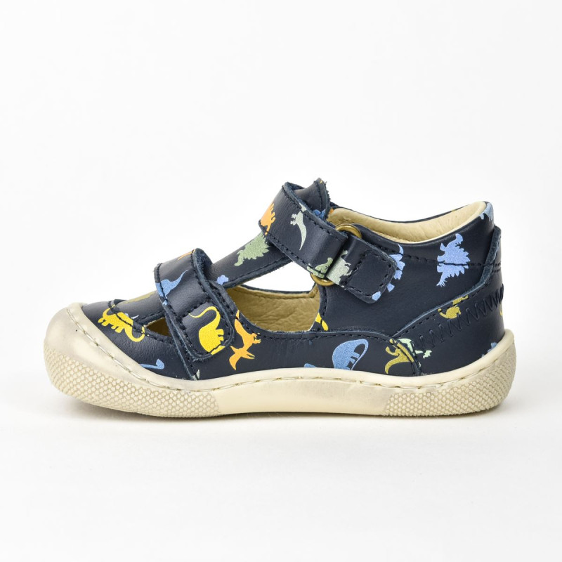 Naturino Naturino Barefoot Irtys Sandales Print Dinosaures Navy