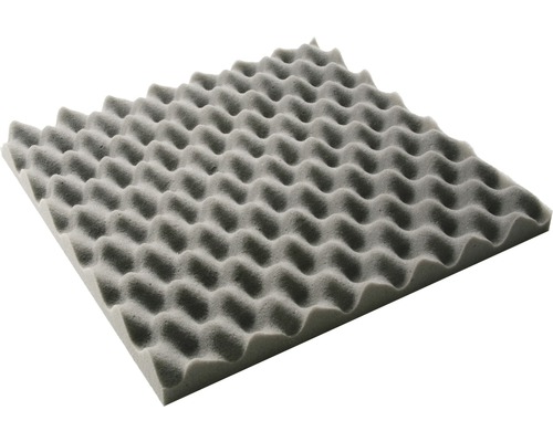 Akoestisch schuim Akupur gegolfd schuimplaat 50x50x3 cm