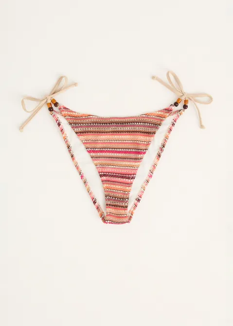 Bikini broekje met strepen assorti (ASSOR)