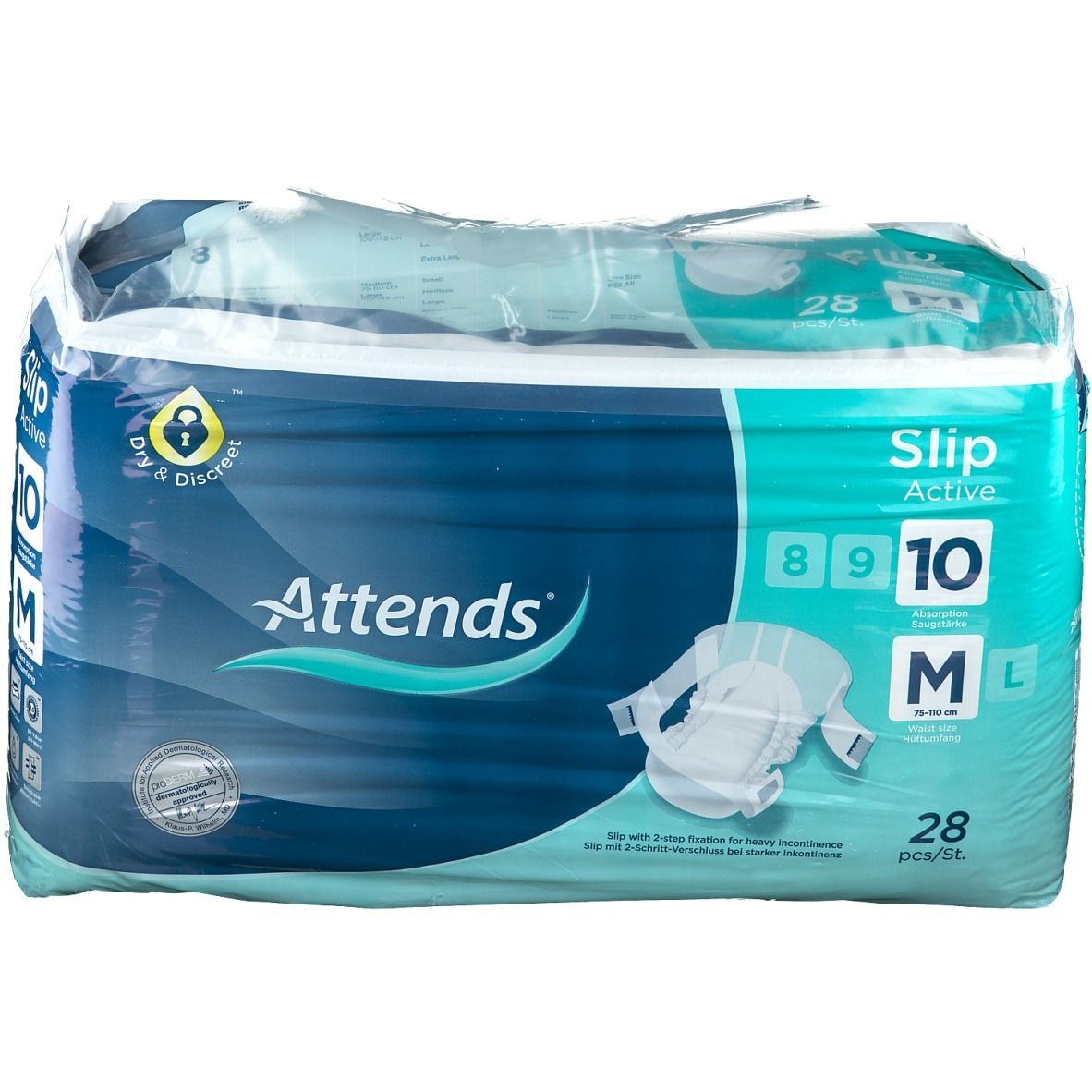 Attends® Slip Active 10 M
