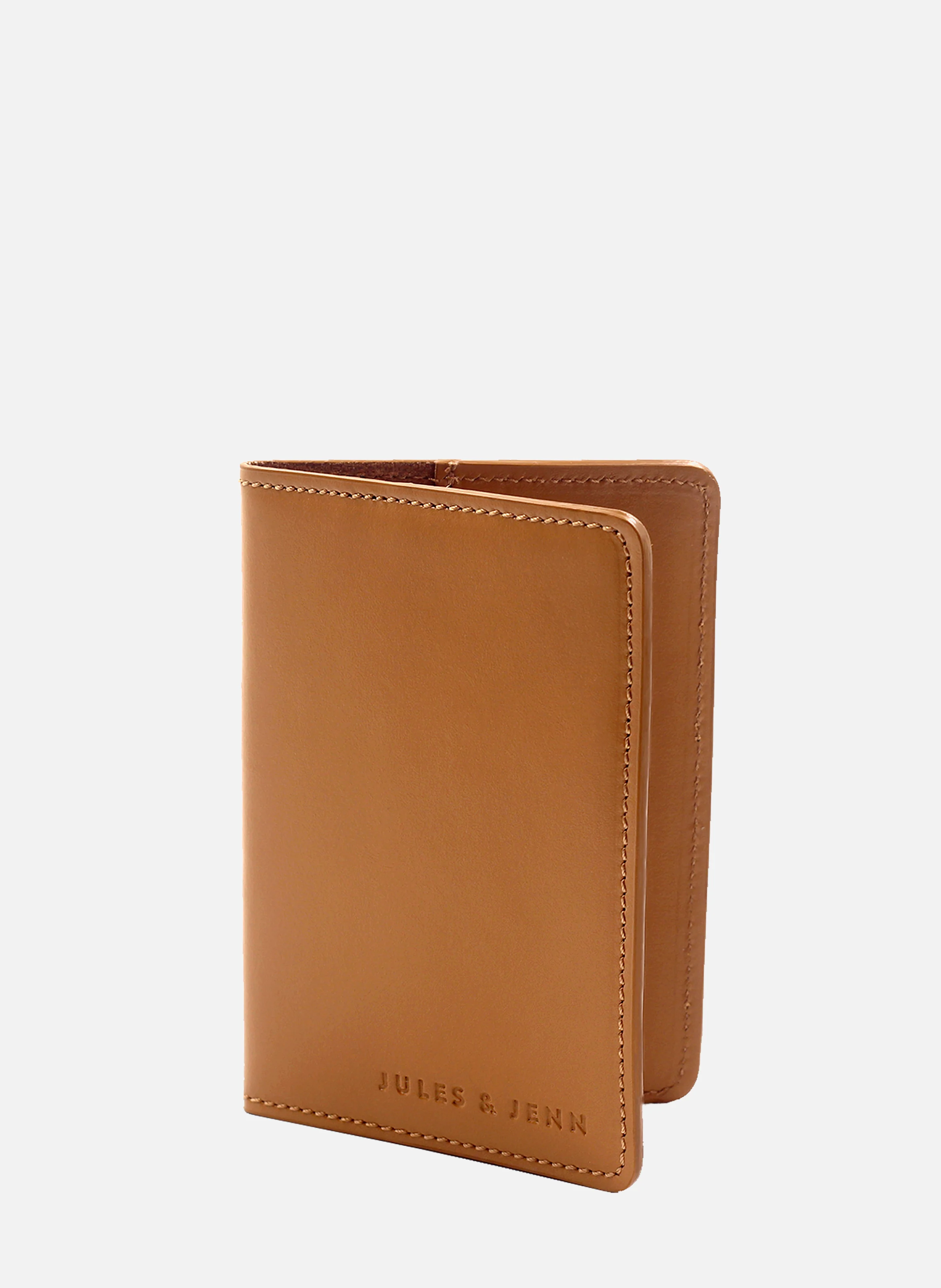 Protège passeport cuir lisse | Marron