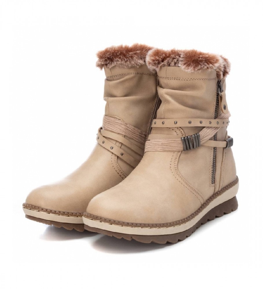 Botas de cano curto Refresh 170416 bege