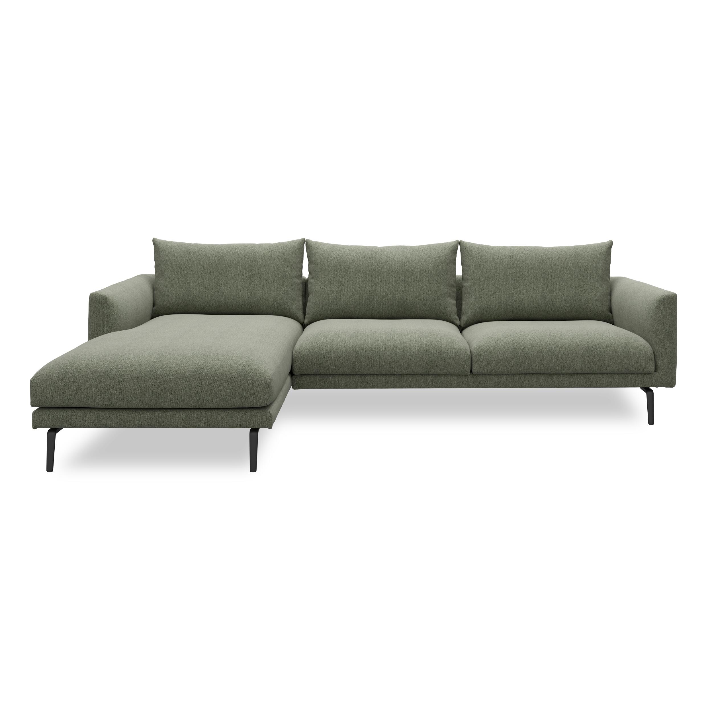 Hallsberg venstrevendt sofa med chaiselong