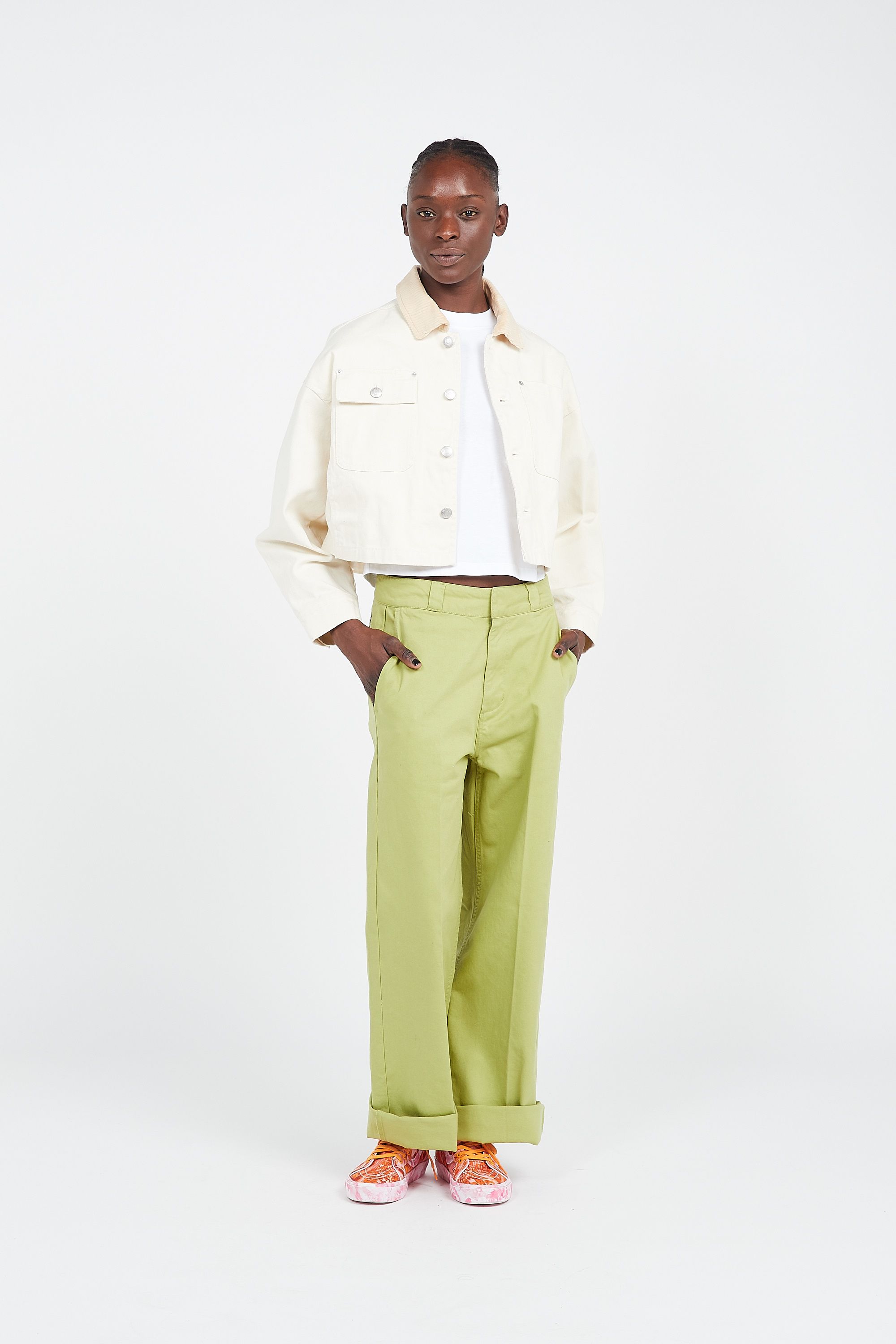 OBEY veste TRUDY WORK Beige