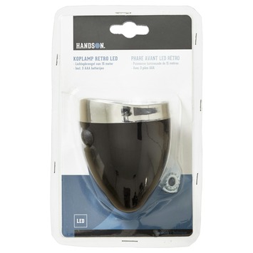 Koplamp classic zwart