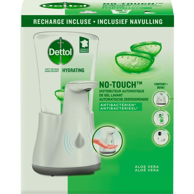 Dettol No Touch Zeepdispenser Met Aloë Vera Handzeep Navulling 250 ML