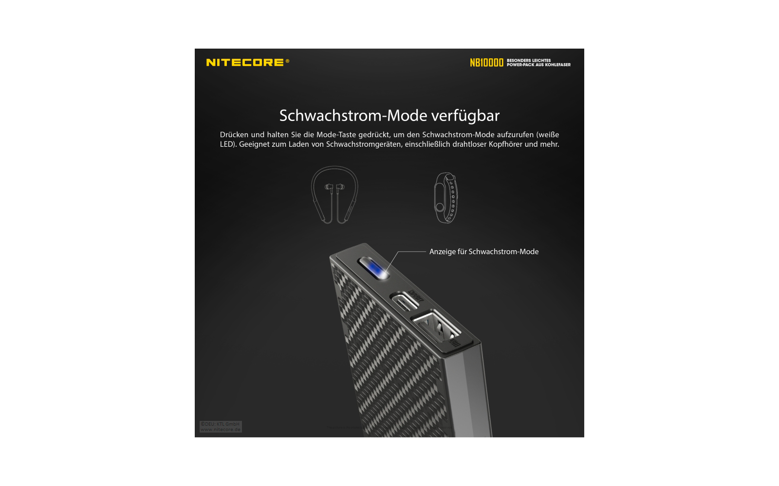 Nitecore Powerbank NB 10000 mAh