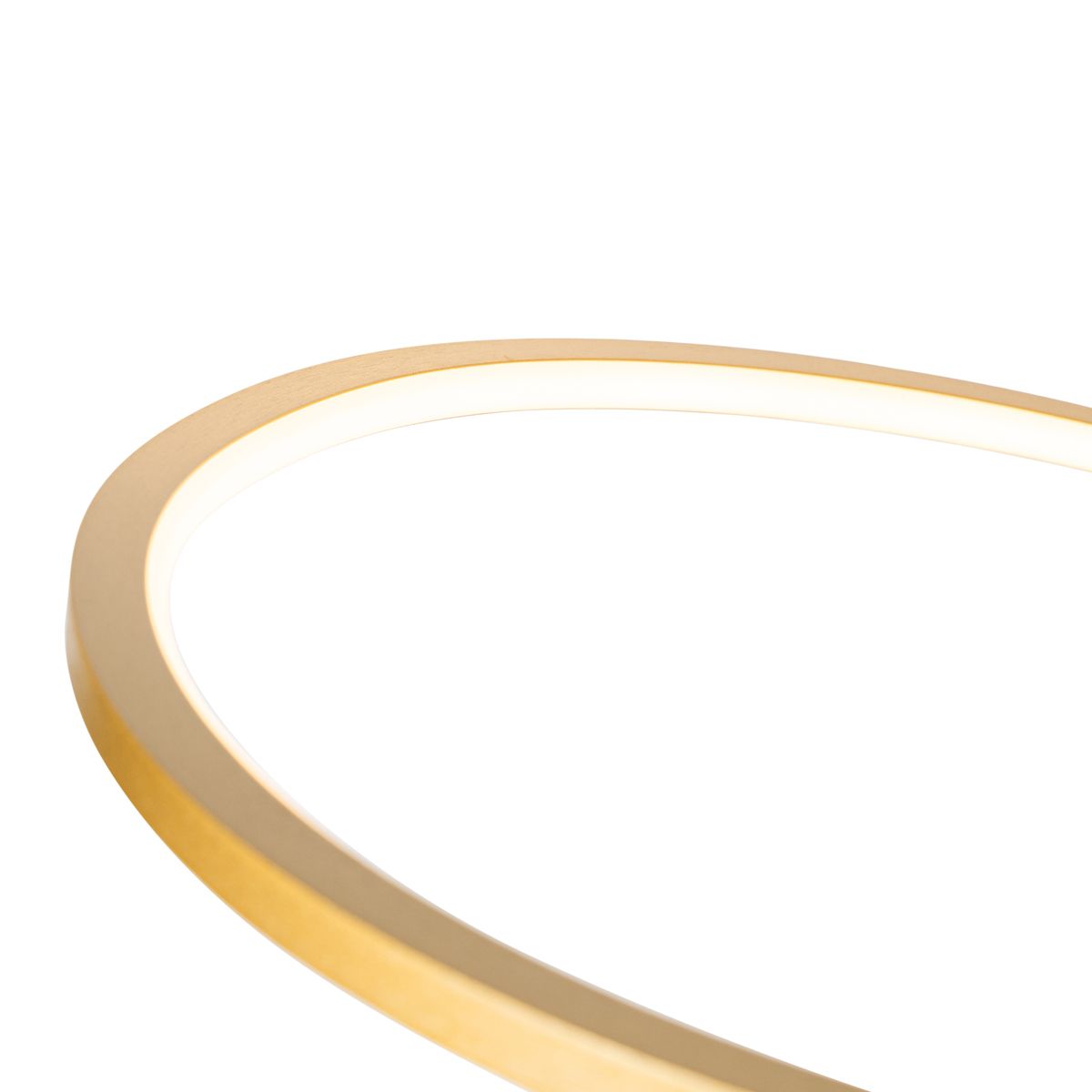 Design hanglamp goud 72 cm incl. LED 3-staps dimbaar - Rowan