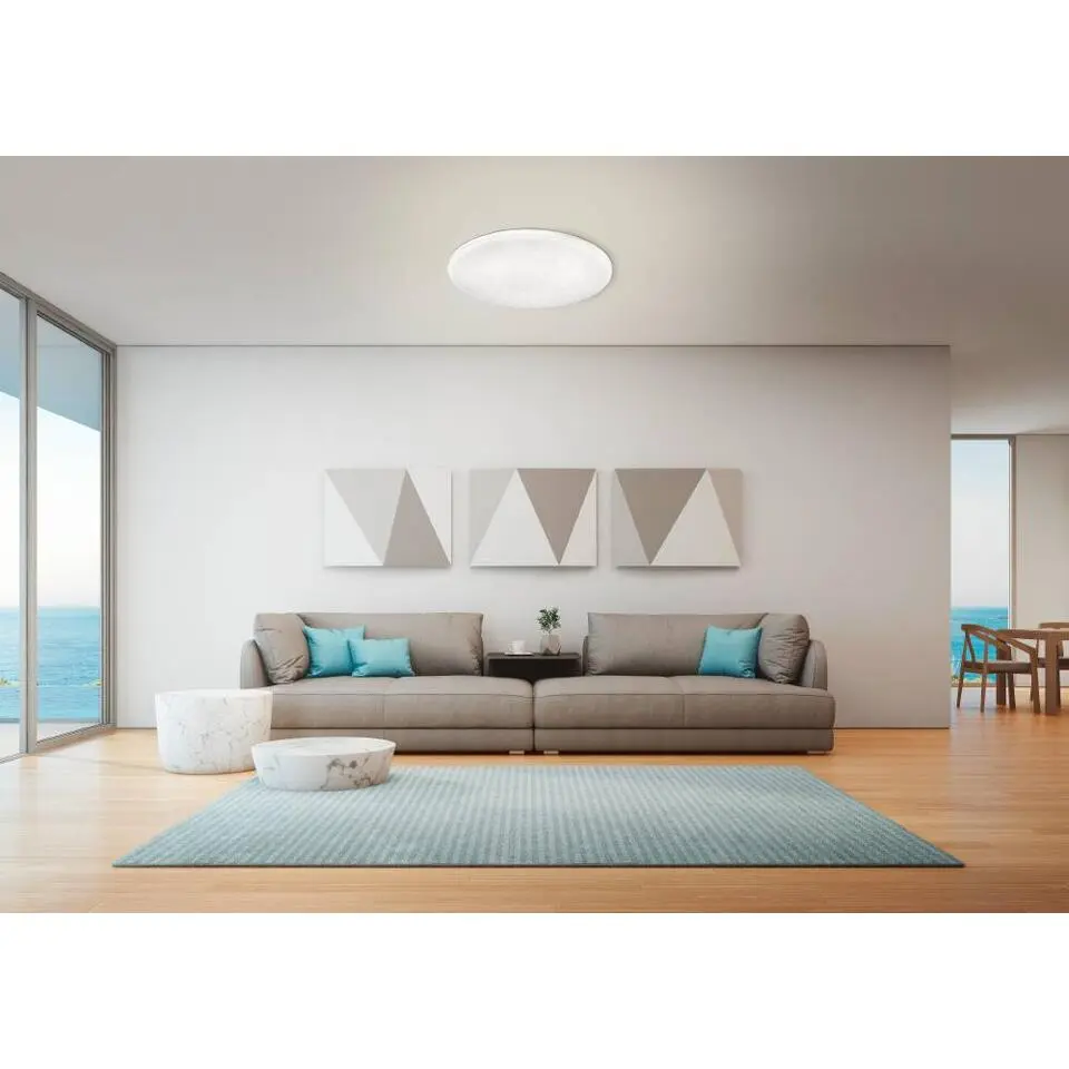 EGLO Frania-s Plafonnière - LED - 33 cm - Wit