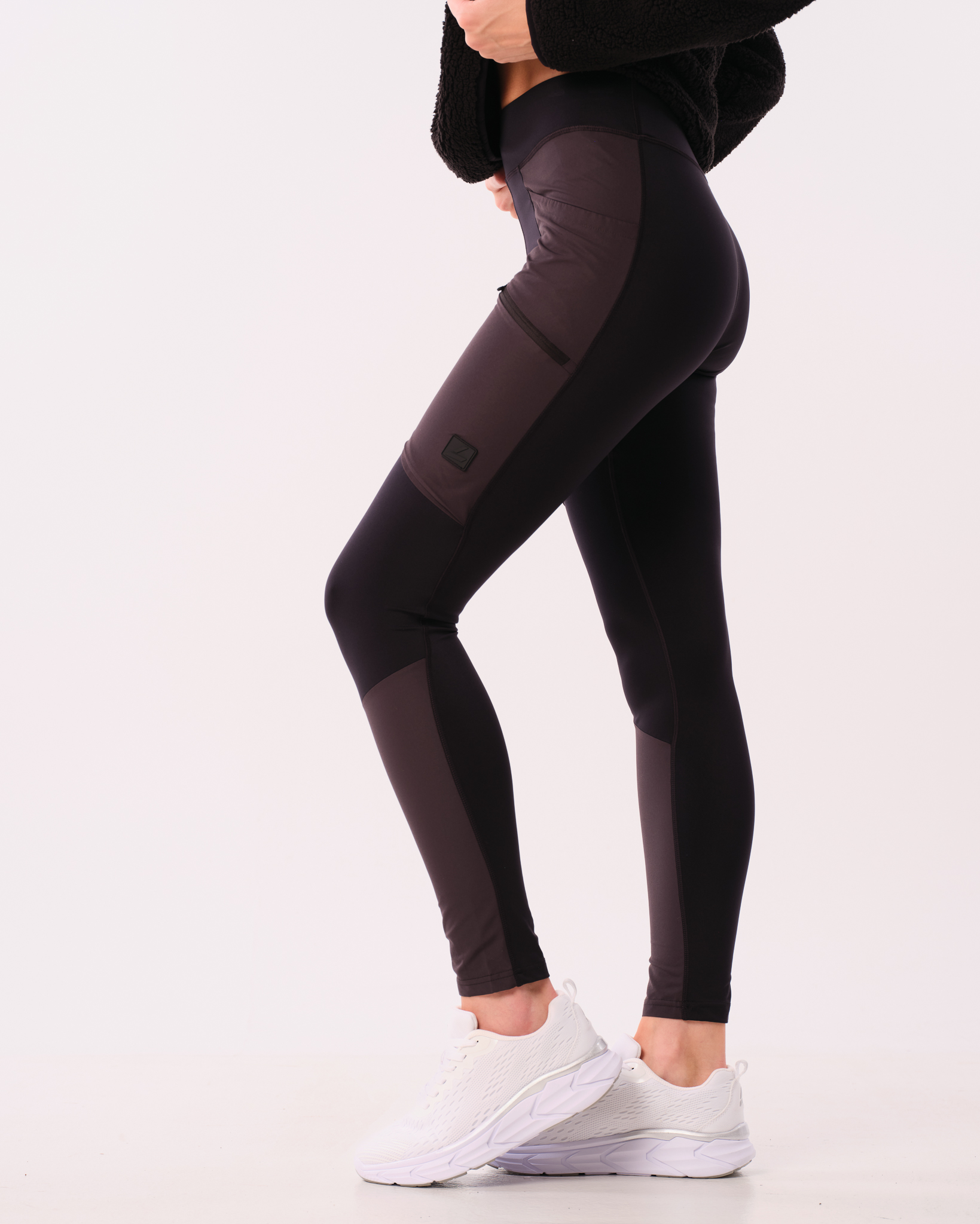 LEVITY Trail Running Tights Black\Grey