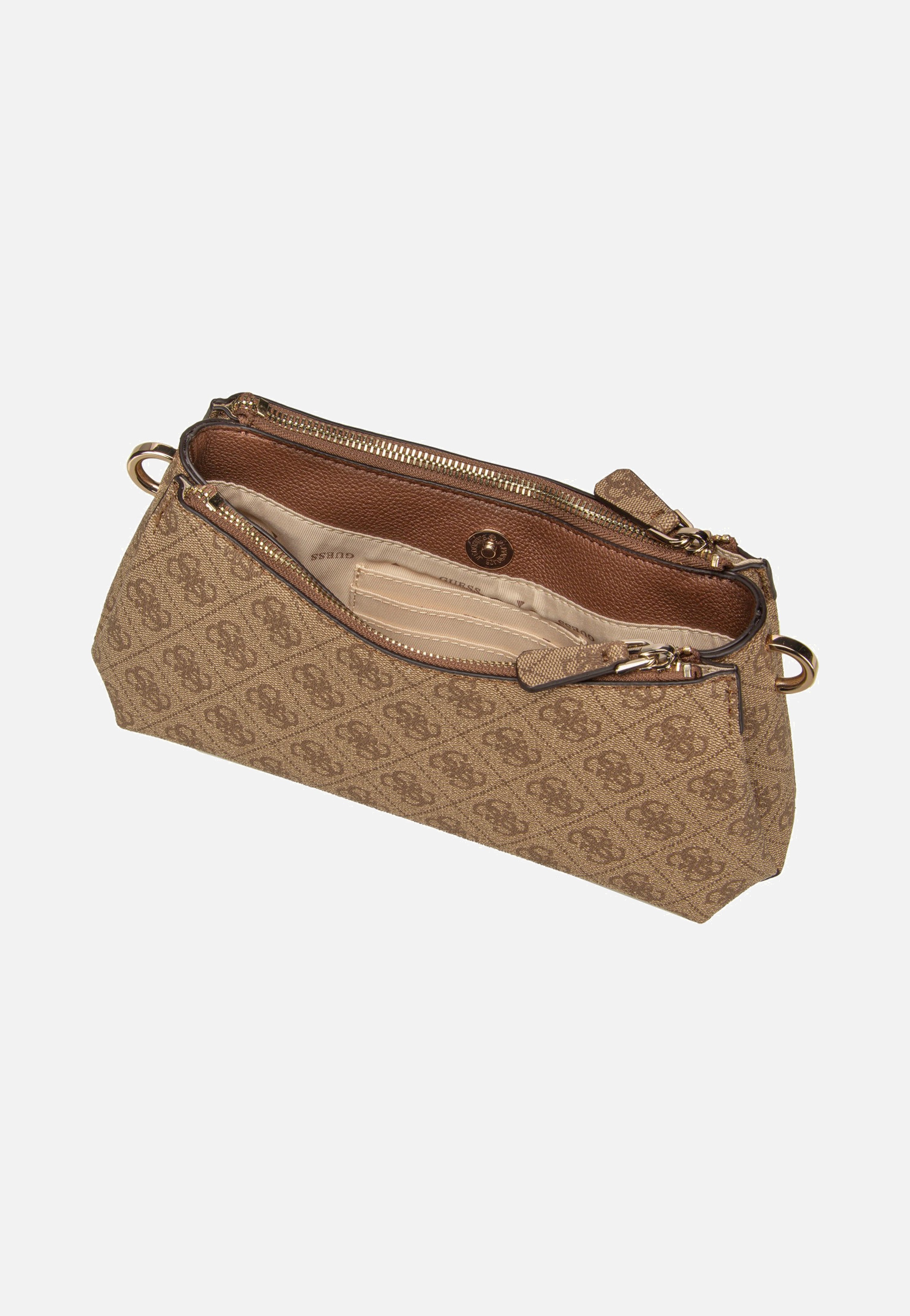 Noelle II 3 Comp Xbody Latte Logo/Brown - Umhängetasche