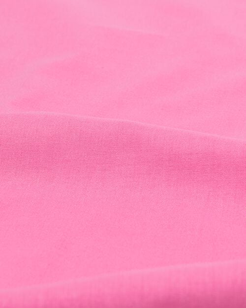 housse de couette coton doux 140 x 200/220 rose vif