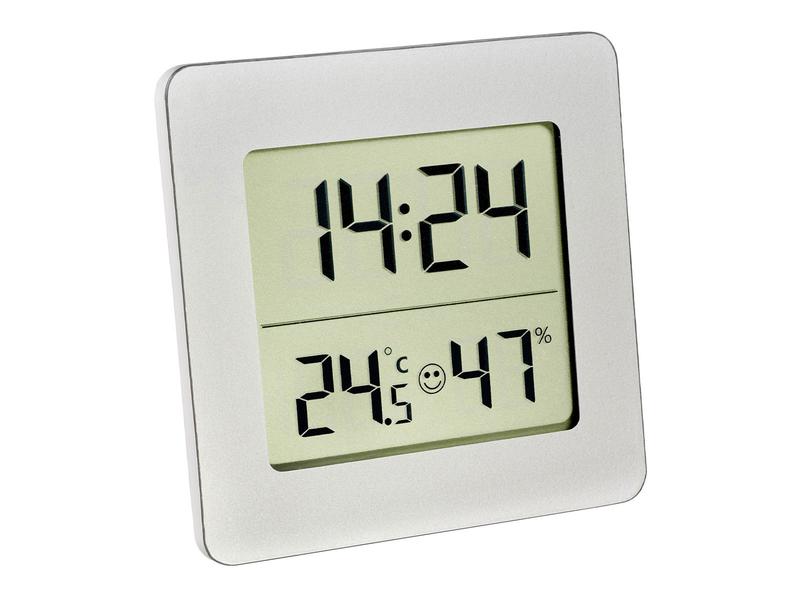 TFA Dostmann Thermo-/Hygrometer Digital Silber Digitales Thermo-Hygrometer