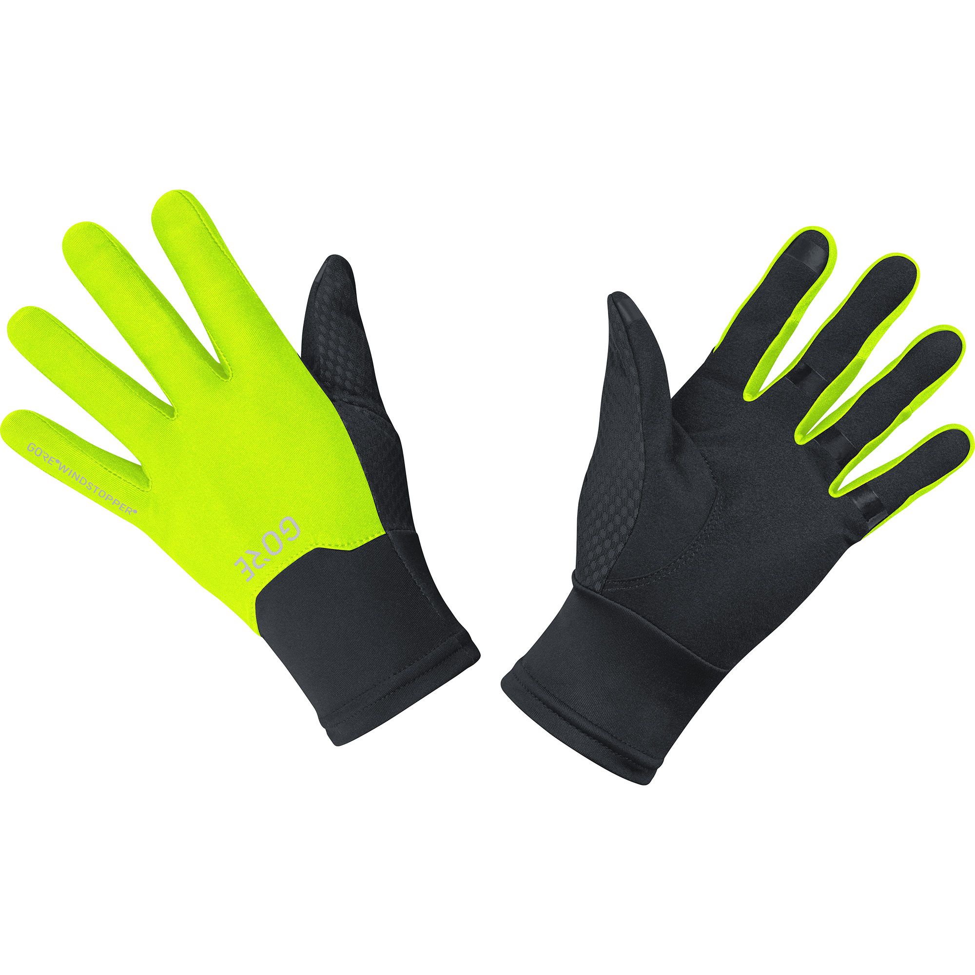 gore m gws gloves 576 100115 black neon