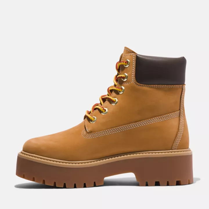 Stone Street Bottines compensées Timberland Premium pour femmes en jaune