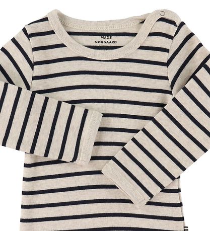Mads N?rgaard Body l/æ - Navy/Nature Melange