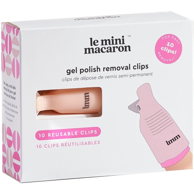 Le Mini Macaron Gel Polish Removal Clips