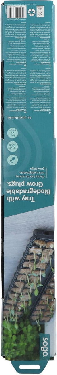 SOGO kweektray met biologische plugs 51 x 8 x 3,5 cm