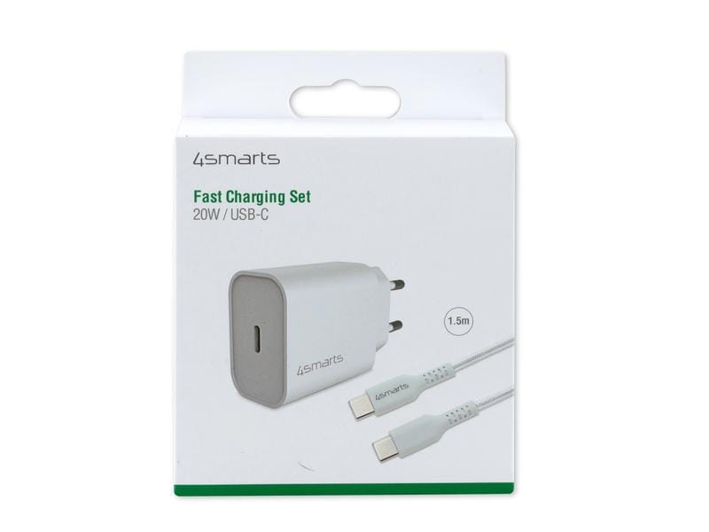 4smarts USB-Wandladegerät VoltPlug PD 20W   USB-C Kompakter USB-C-Ladeadapter mit PowerDelivery Technologie
