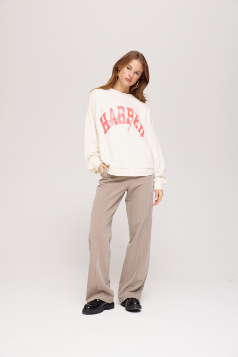 Harper & Yve ecru dames sweater