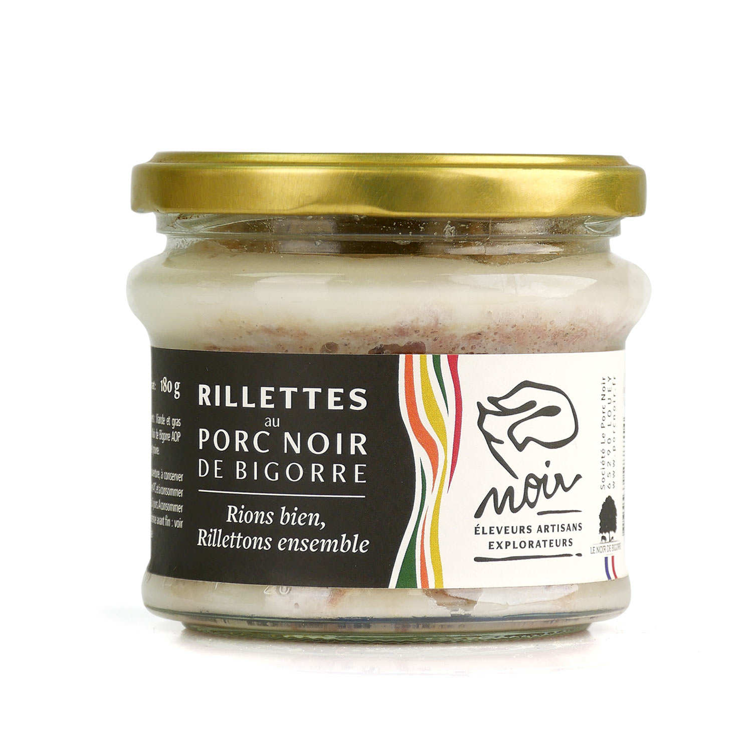 Rillettes de porc noir de Bigorre
