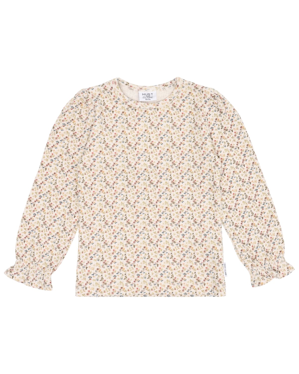 Bluse Barn M/ Volangerkrage – Øko Bomull | Alma Little roses