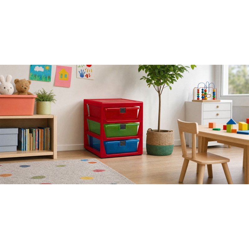 Module de classement 3-DRAWER STORAGE RACK