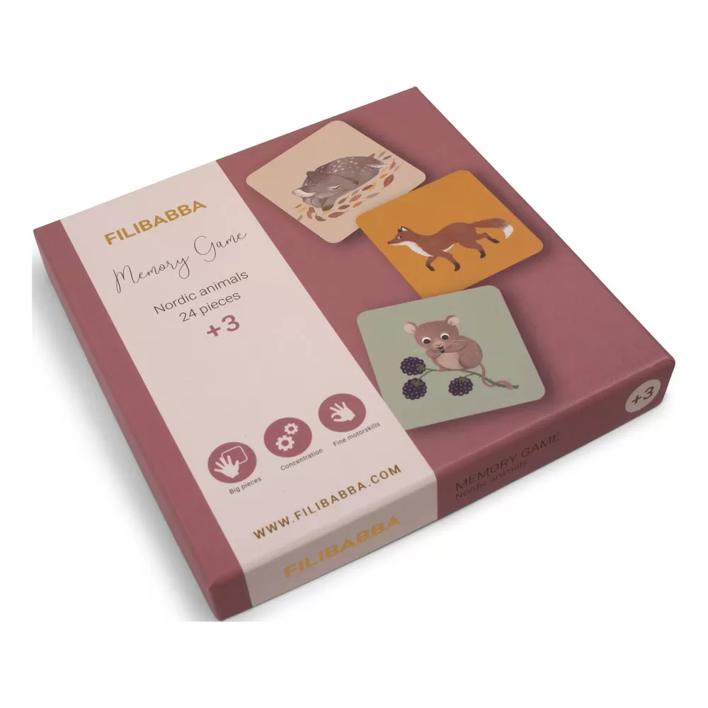 Filibabba Vendespil - Nordiske dyr - 1 stk.