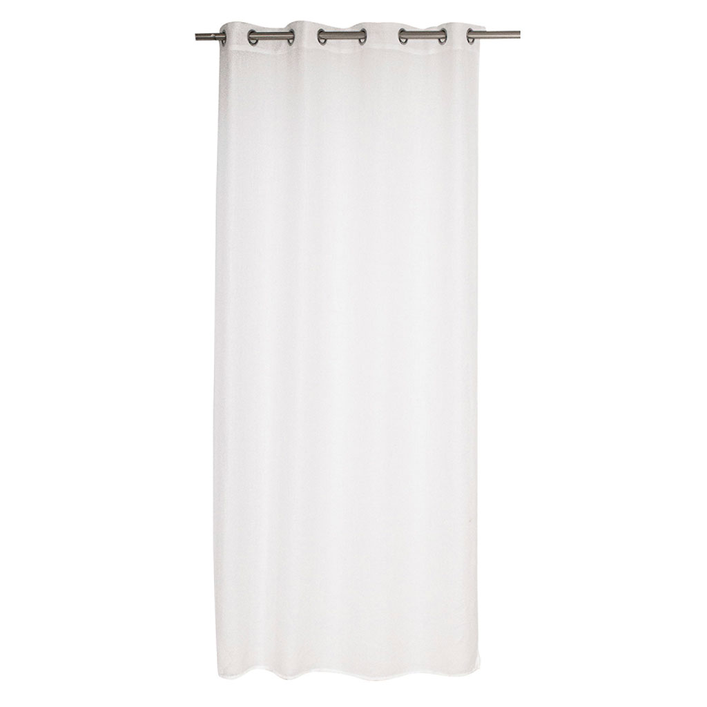 Voilage à œillets JELLY blanc 140x240cm