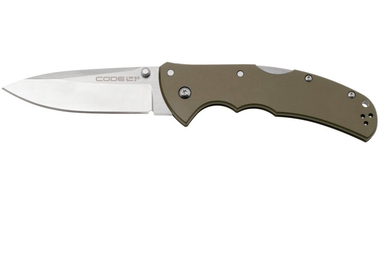 Cold Steel Code 4 Spear Point 58PS CPM S35VN plain edge, zakmes