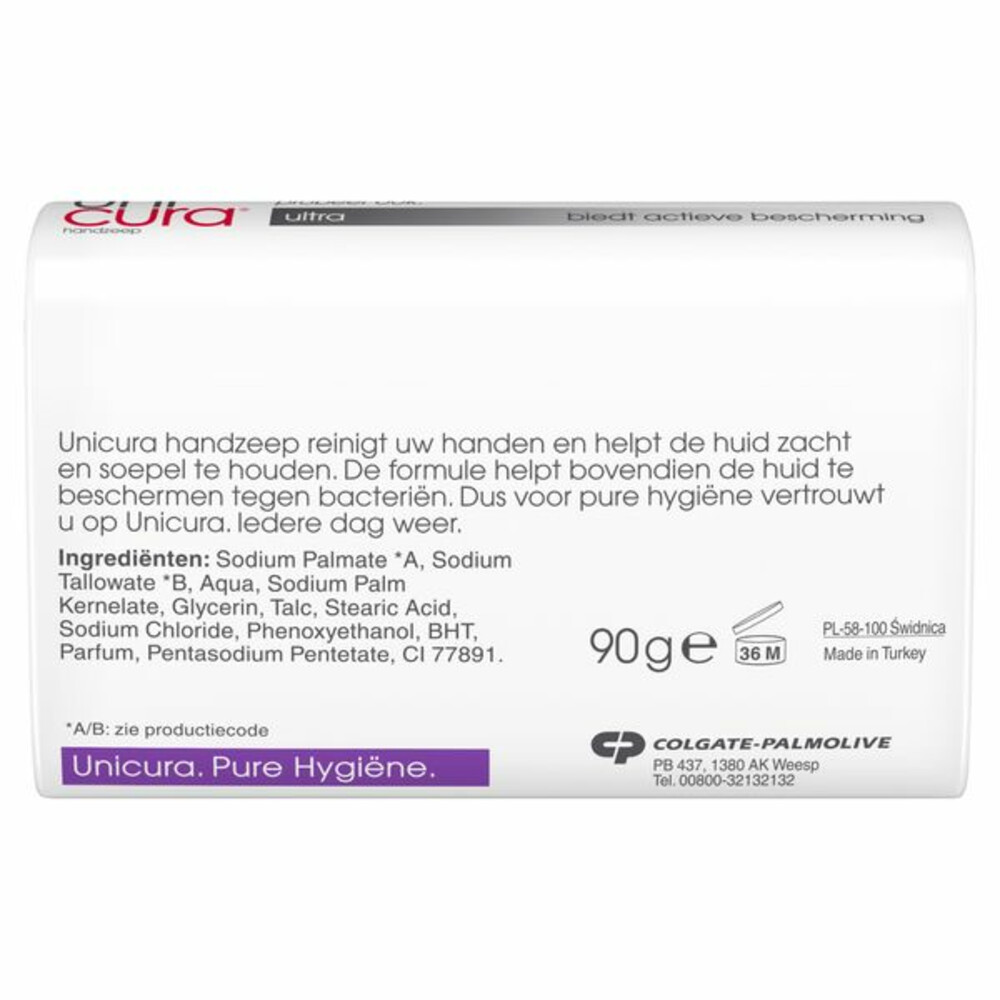 12x Unicura Tabletzeep Anti Bacterieel Balans180 gr