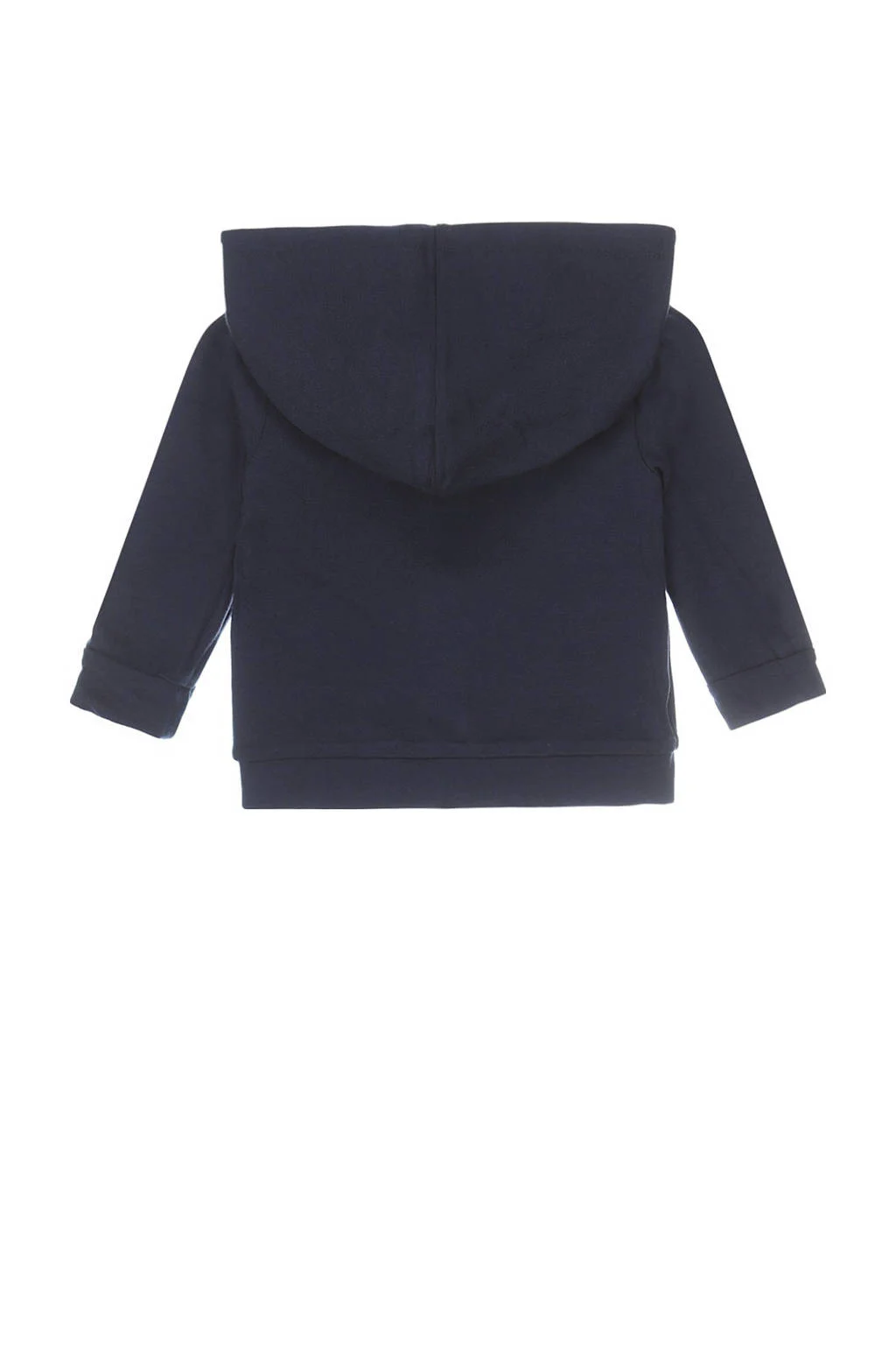 Dirkje baby vest met katoen donkerblauw/wit