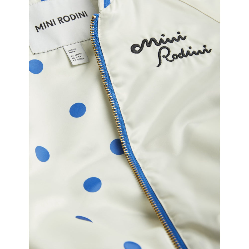 Køb Mini Rodini White Dolphins Lightweight Baseball Jakke