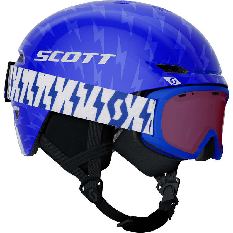 Scott Kinder Keeper 2 Skihelm + Witty Skibrille Set