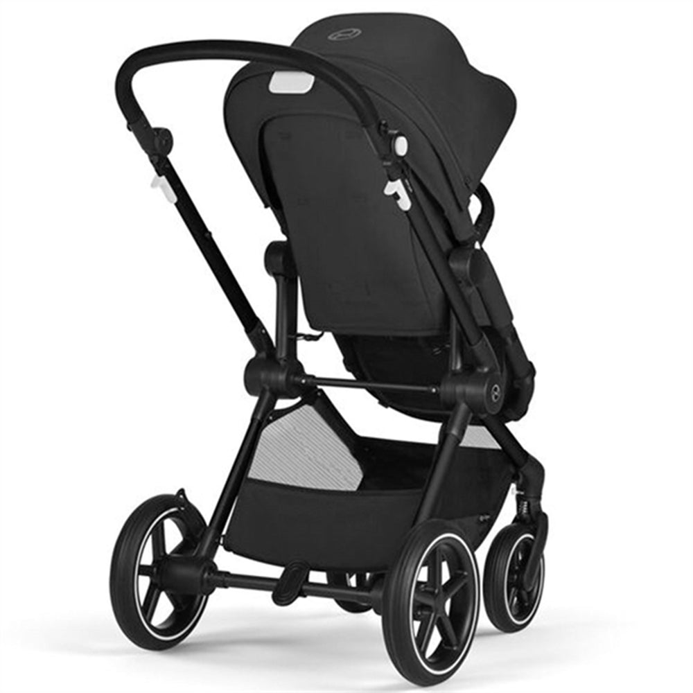 Køb Cybex Eos Lux 2-i-1 Klapvogn Moon Black