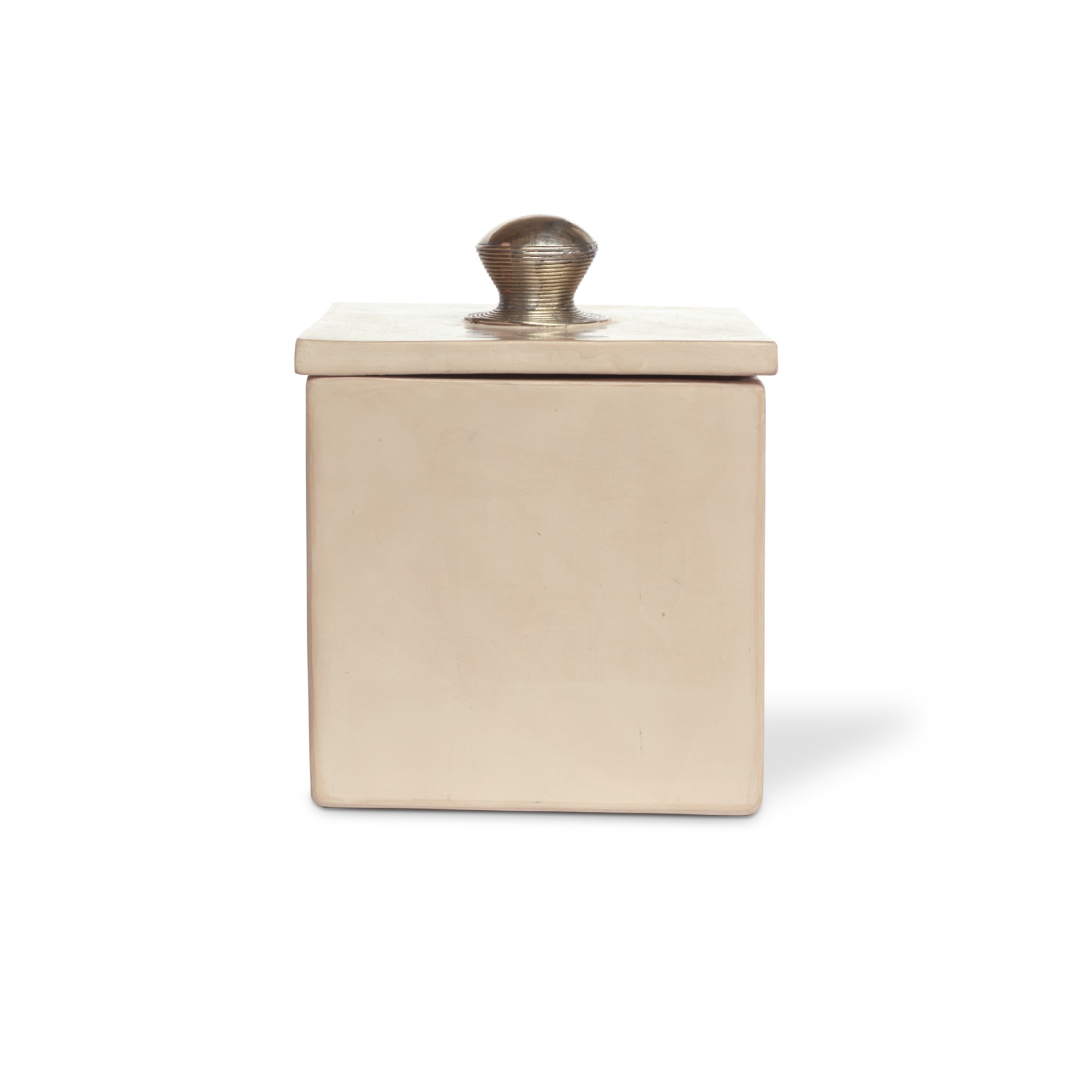 3er-Set Zierbehälter 'Stiko' aus Keramik, beige von fischer's lagerhaus
