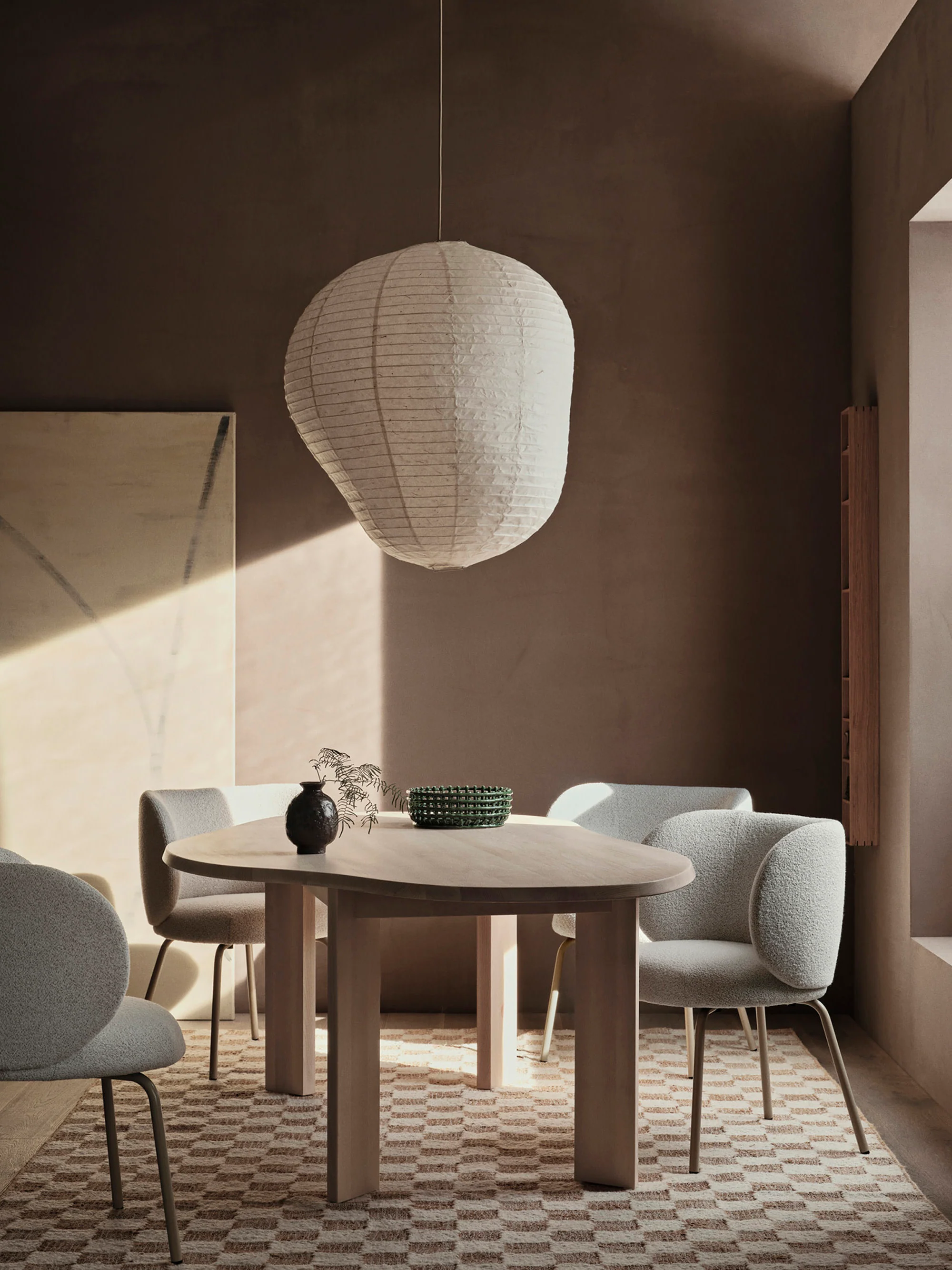 Eettafel Tarn van beukenhout, 220 x 119 cm
