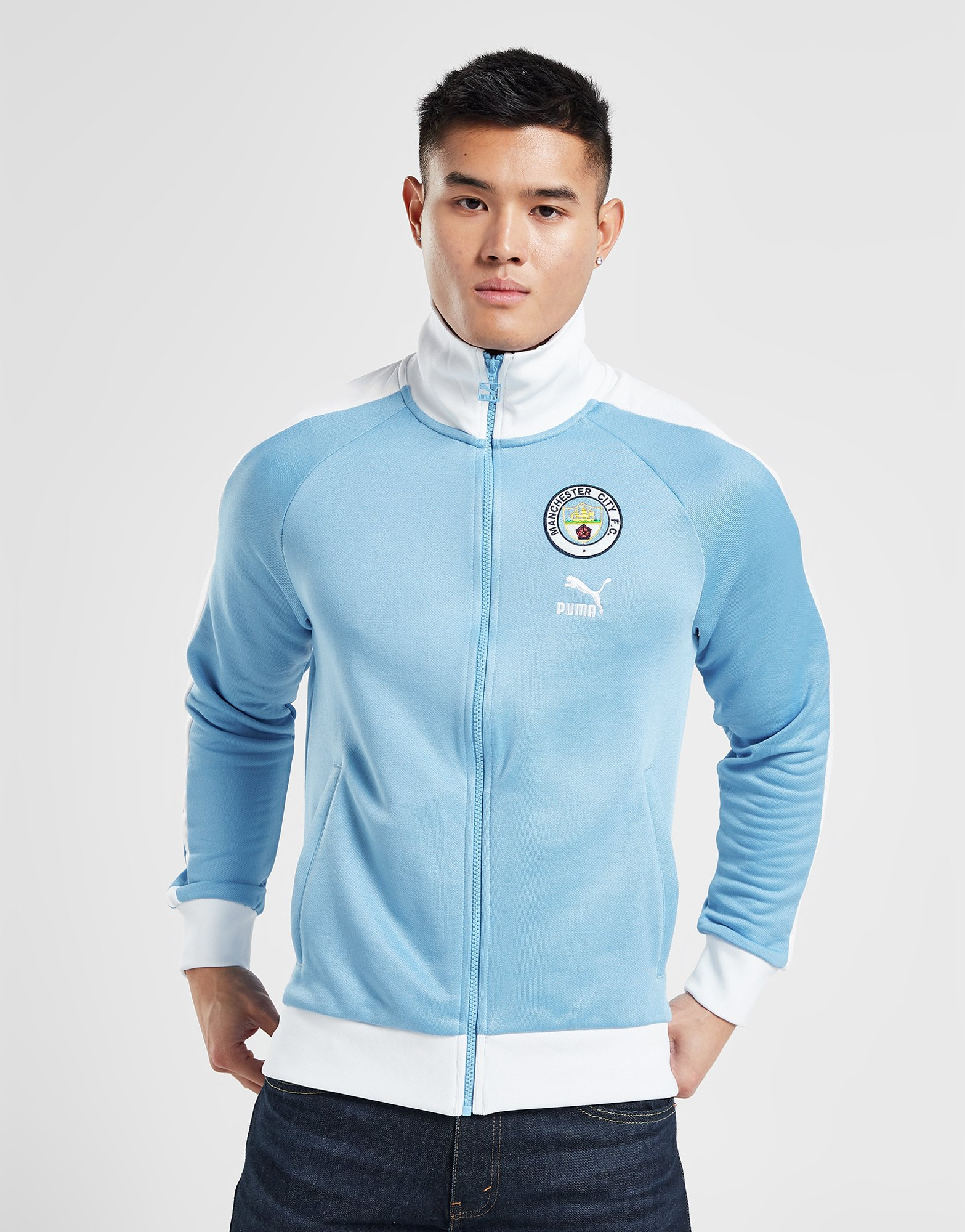 Puma Veste de survêtement Manchester City FC T7 Homme