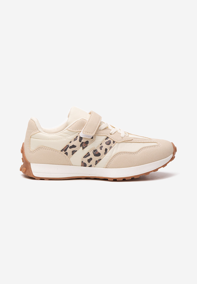 Baskets fille beige Sogga