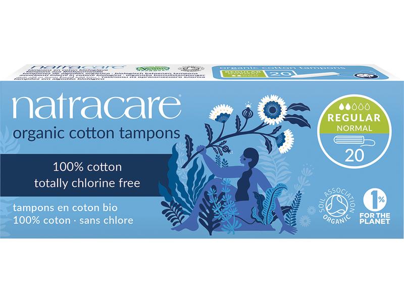 Natracare Tampons Normal 20 Stück Tampons aus Bio-Baumwolle