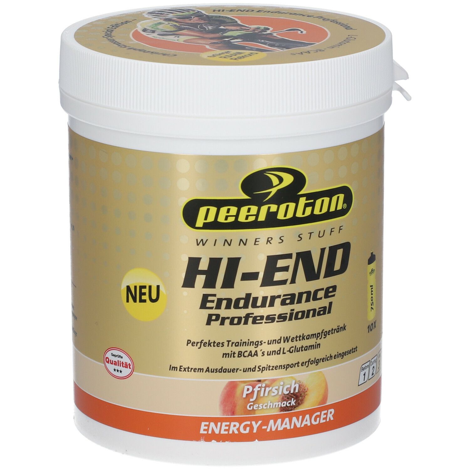 HI-END Endurance Energy Drink Professional 600g Pfirsich
