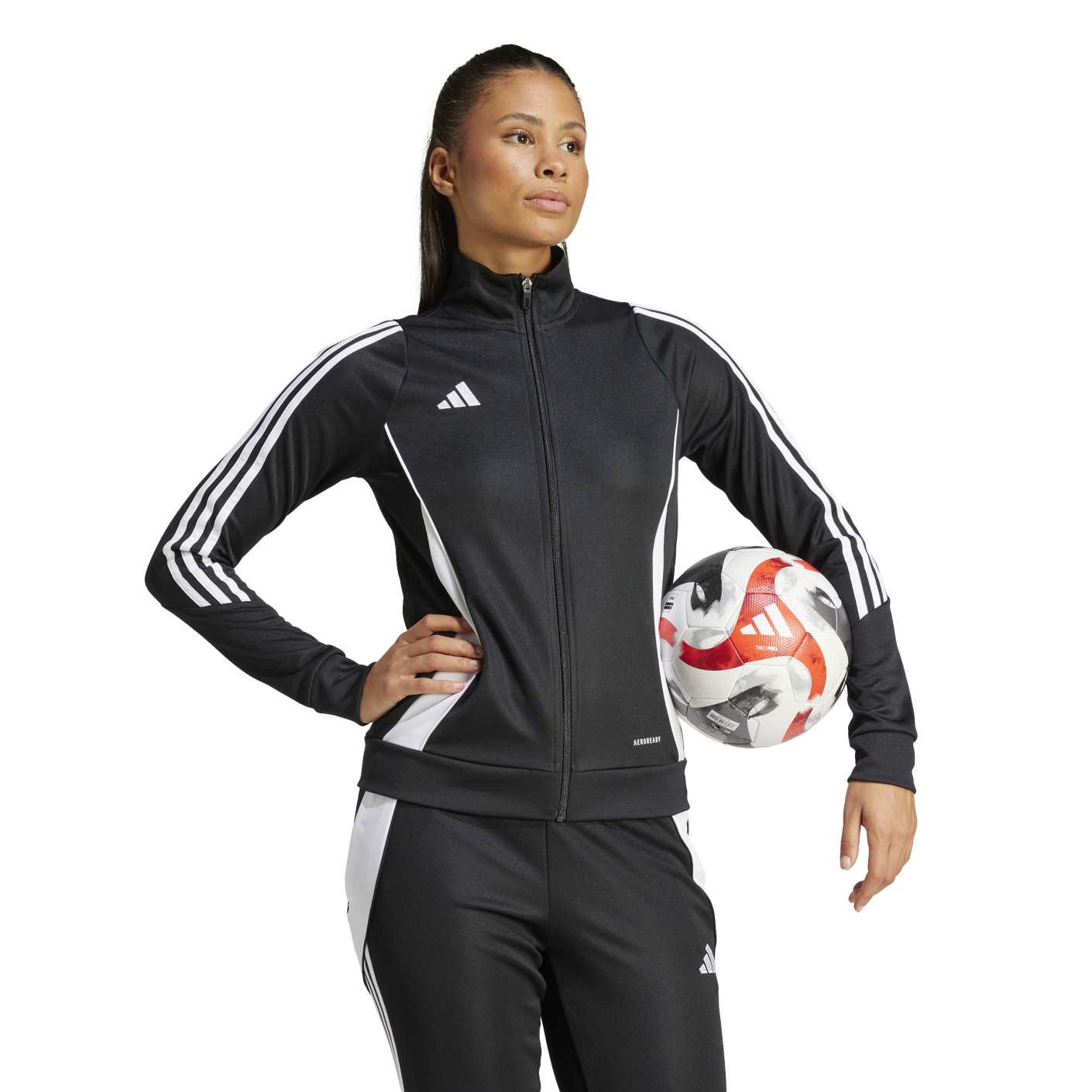 adidas Tiro 24 Trainingspak Dames Zwart Wit
